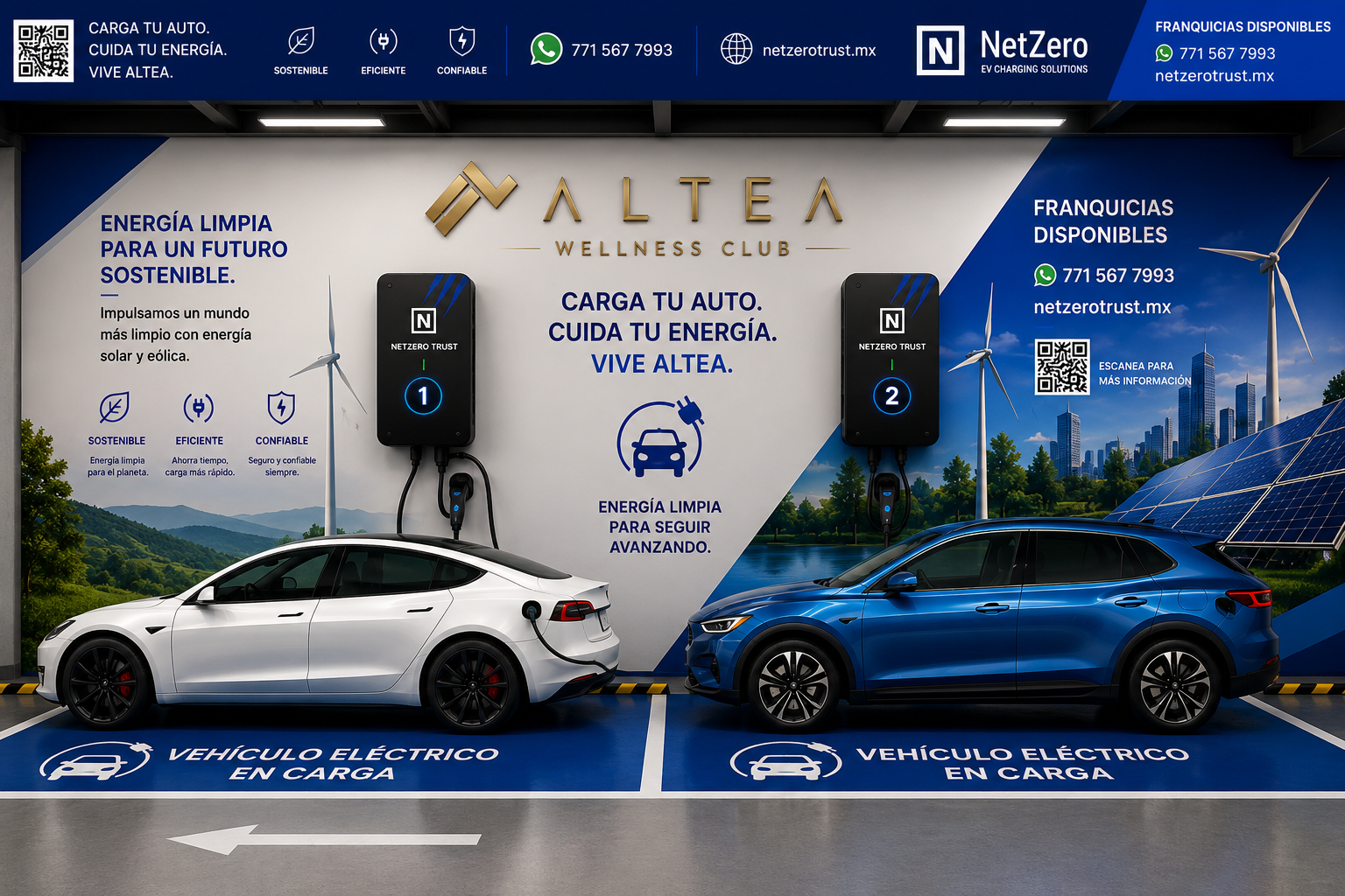 Estación de carga NetZero